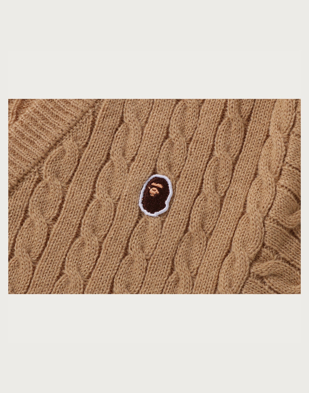 CABLE CROPPED KNIT CARDIGAN LADIES