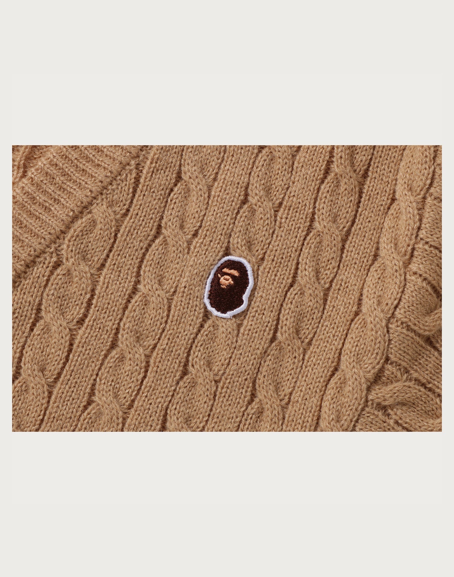 CABLE CROPPED KNIT CARDIGAN LADIES