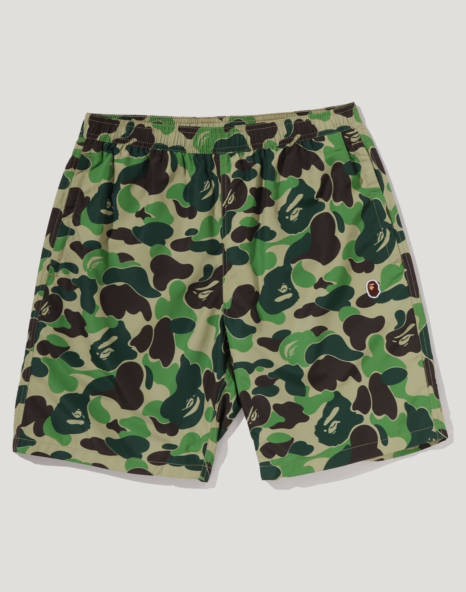 ABC CAMO APE HEAD ONE POINT BEACH SHORTS MENS